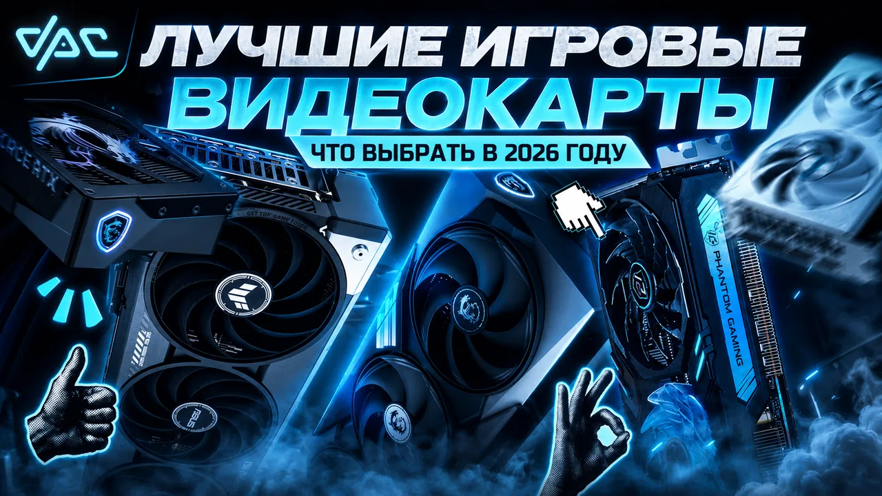 Лучшие игровые видеокарты 2026 — гайд DPC