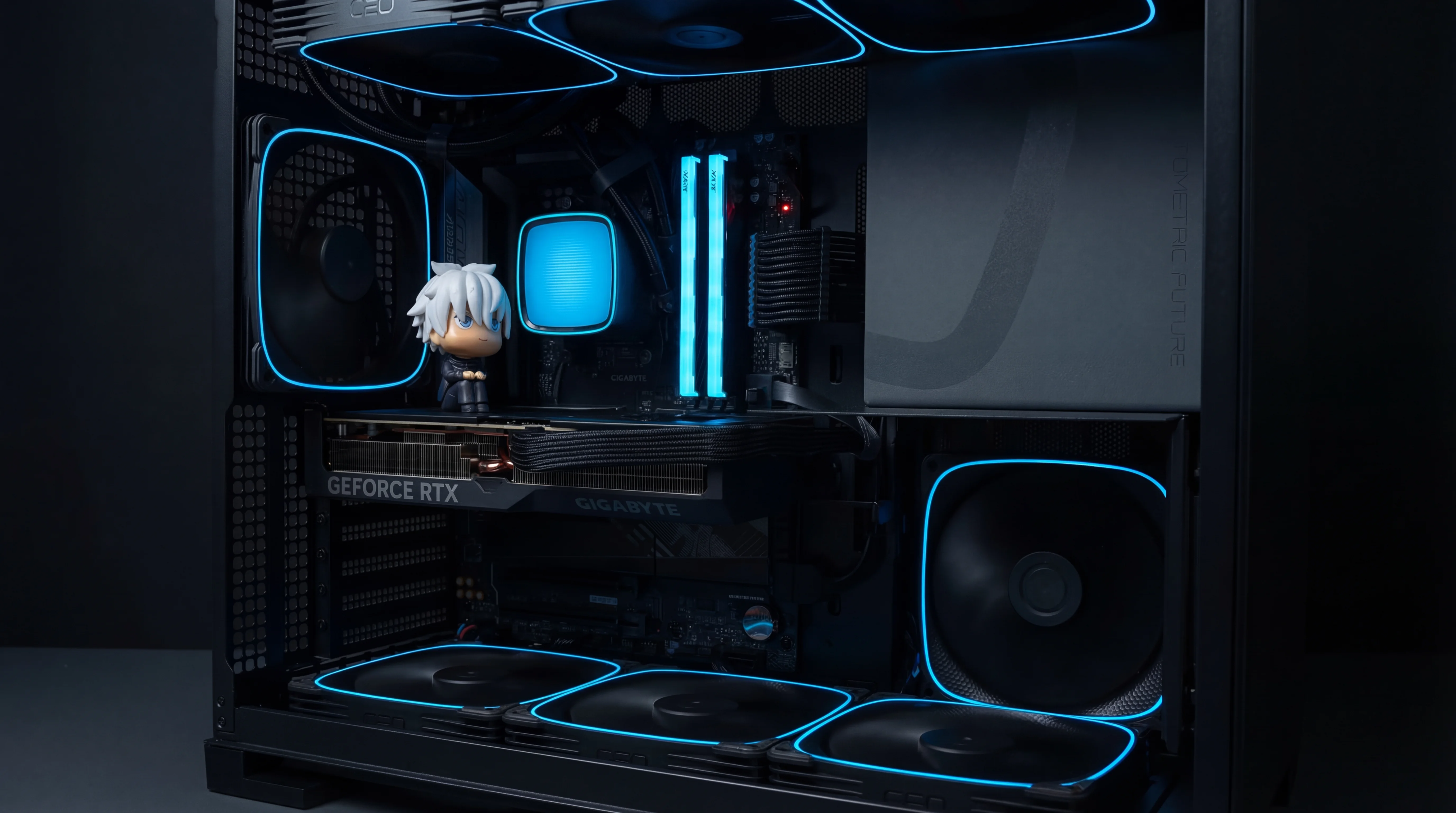 Фото сборки AMD Ryzen 7 9850X3D <br>+ RTX 5070 12GB