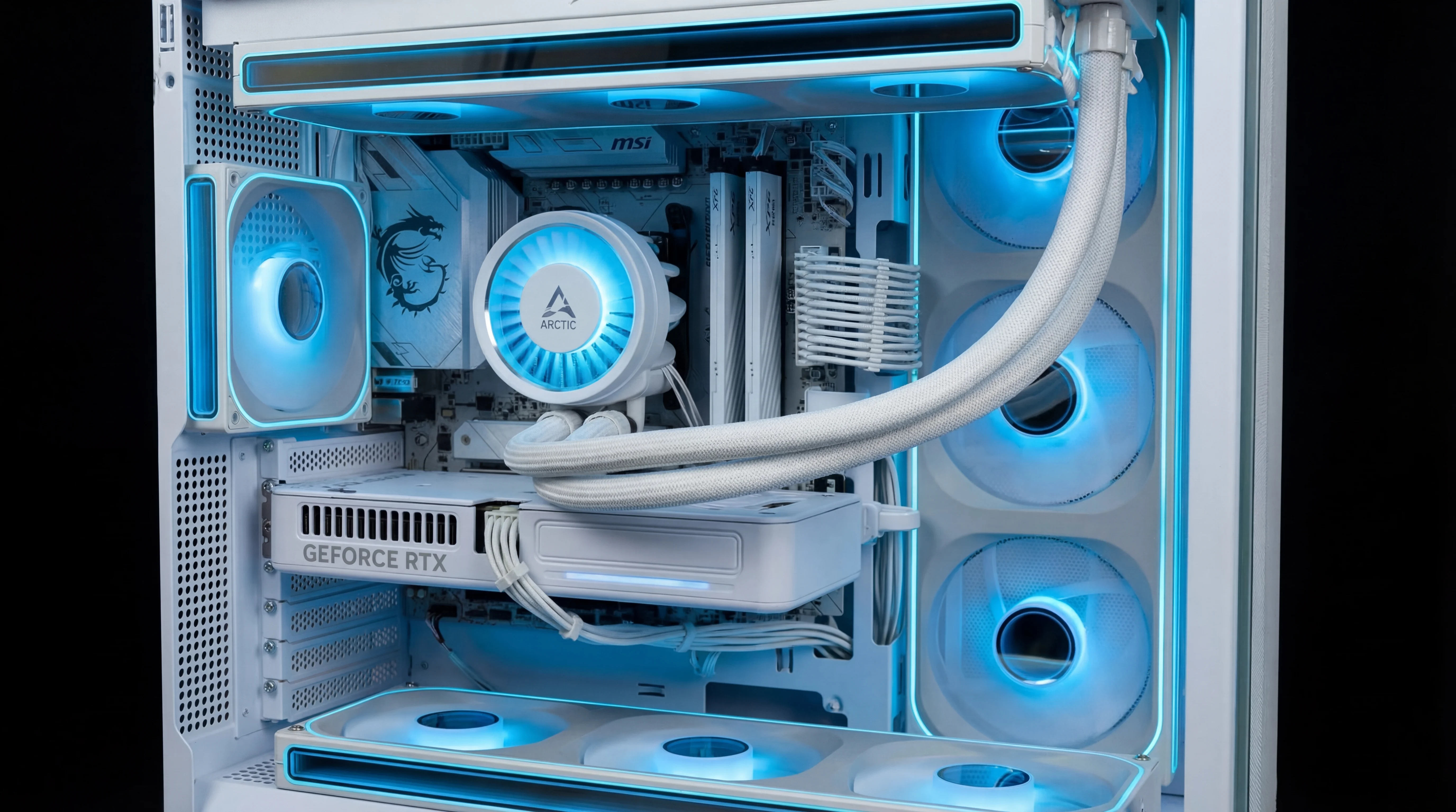 Фото сборки AMD Ryzen 7 7800X3D <br>+ RTX 5060 Ti 8GB