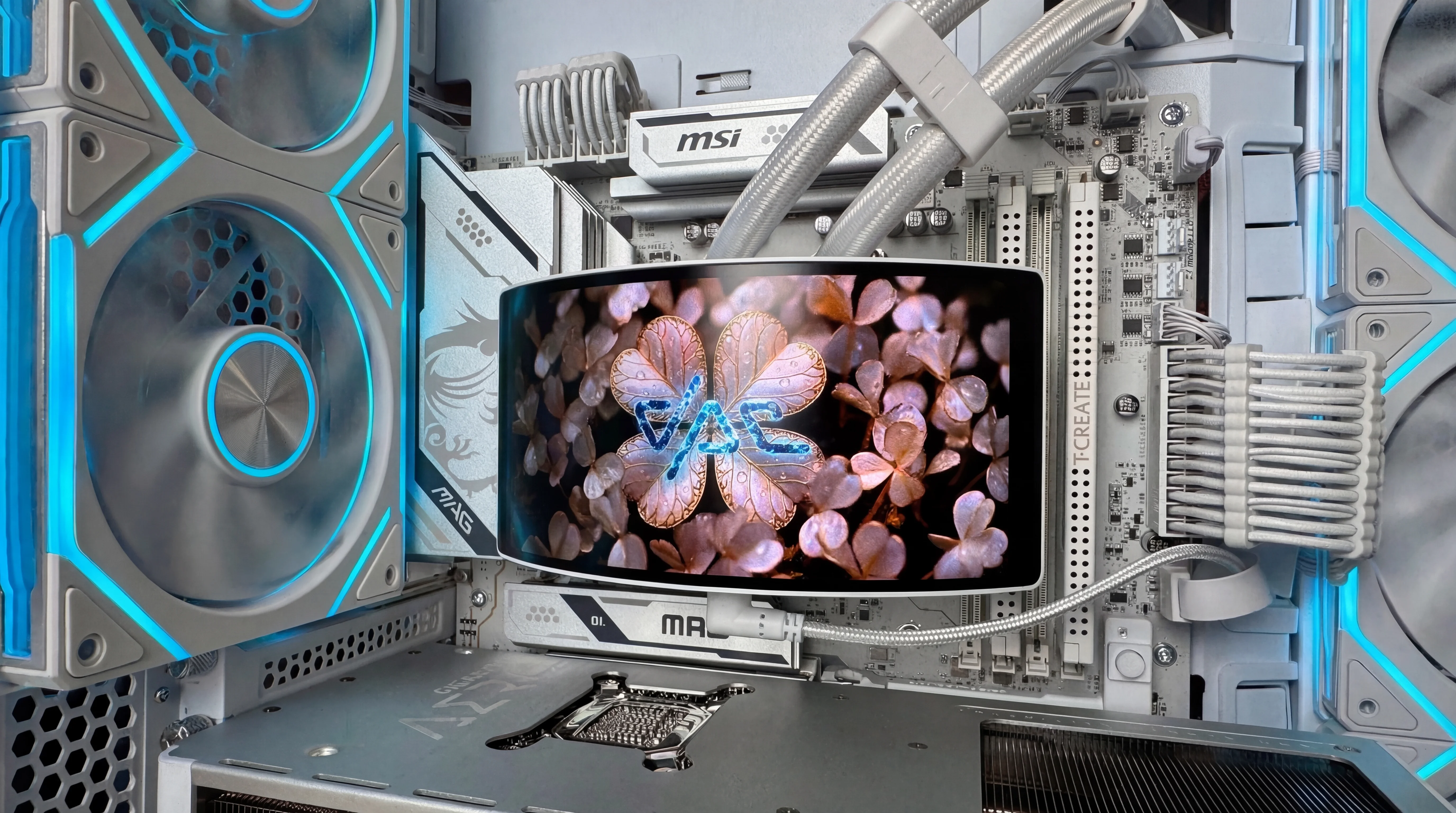 Фото сборки AMD Ryzen 9 9950X3D <br>+ RTX 5080 16GB